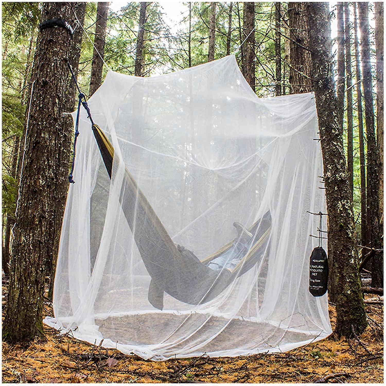 Ultra Large Mosquito Net With Carry Bag, Bug Netting With 2 Openings | Mosquito Netting For Bed, Patio, Camping, Outdoor & Travel | Mosquito Net For B