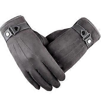 Touchscreen Lederhandschuhe Warm Fleece gefüttert Driving Winter Warm Geschenk
