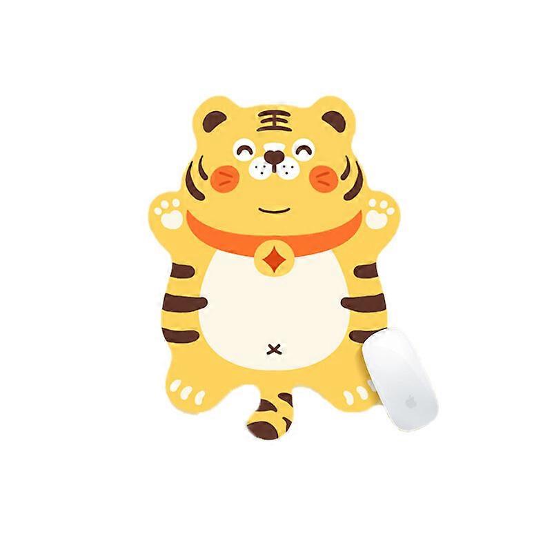 Tiger Theme Shaped Mouse Pad Anti-slip Rubber Desktop Table Mat For Home Office Gaming Keyboard Pad