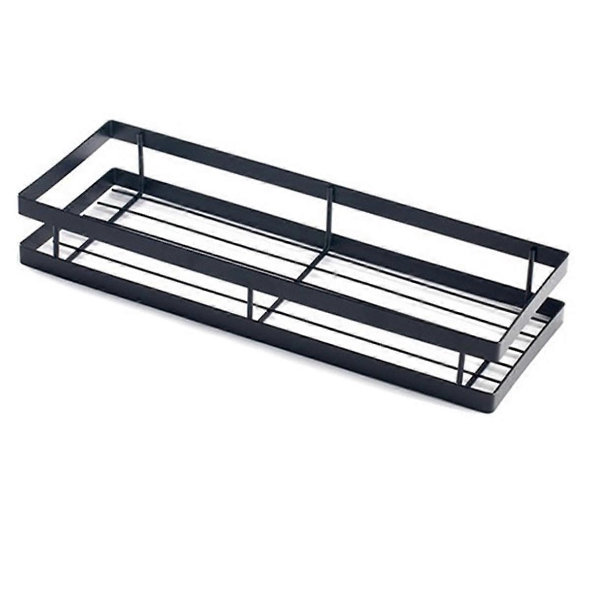 Spice Rack Kitchenware Wall-Mounted Punch-Free Household Spice Rack Spice Storage Drain Rack B