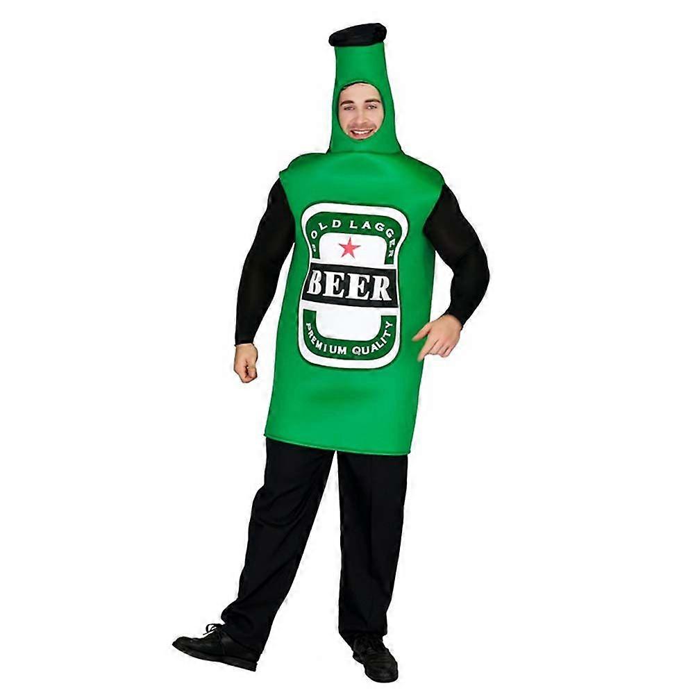 Halloween Beer Bottle Cosplay Jumpsuit Stage Performance Costume Props Game Theme Party Wearing