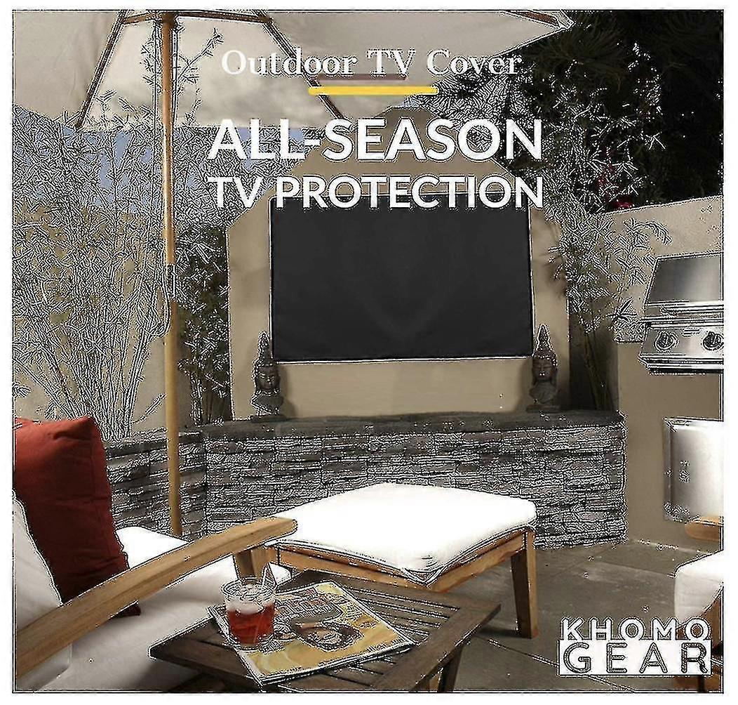 Cubierta impermeable para tv al aire libre