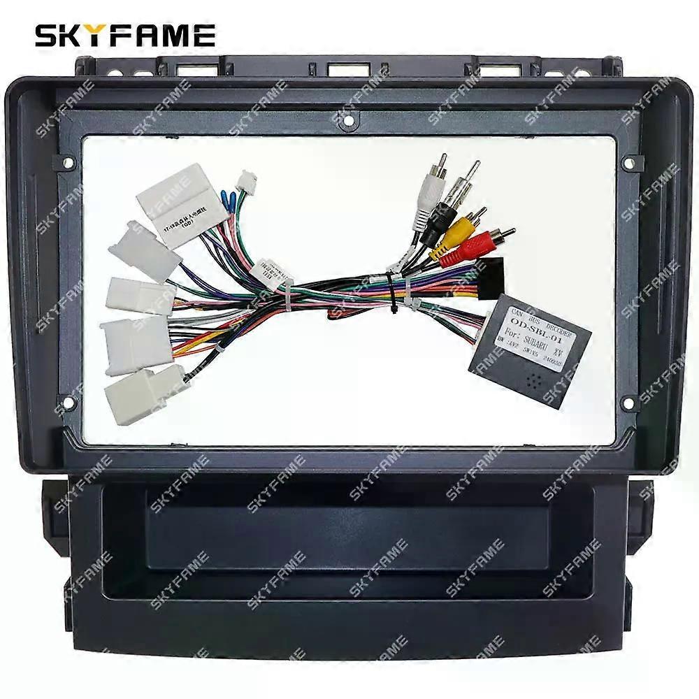 Applies to Car Frame Fascia Adapter Canbus Box Decoder Android Radio Dash Fitting Panel Kit For Subaru Forester Lmpreza XV