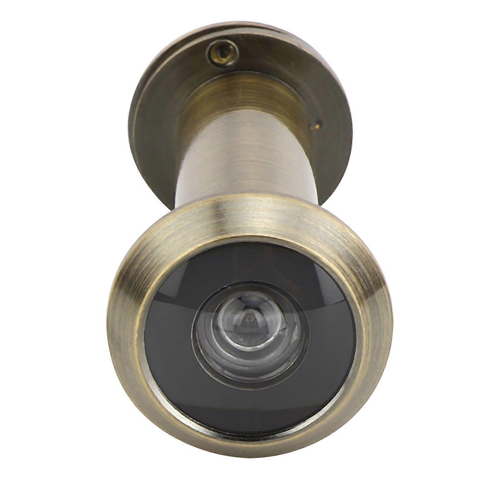 Anti Theft 220 Degree Viewing Angle Safety Door Viewer with Back Cover for Home Use(Bronze Color )