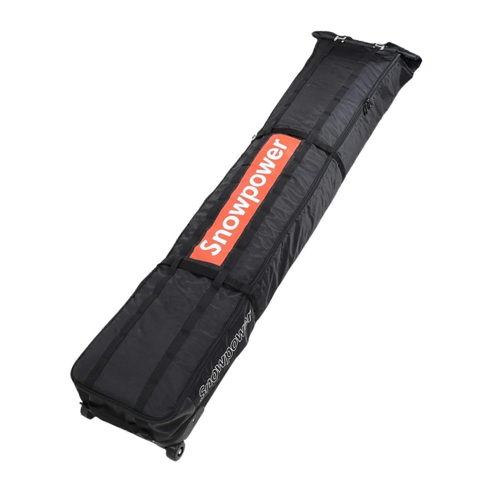 車輪付きスノーボードバッグスキーバッグスキースノーボードアウトドアアクティビティブラック