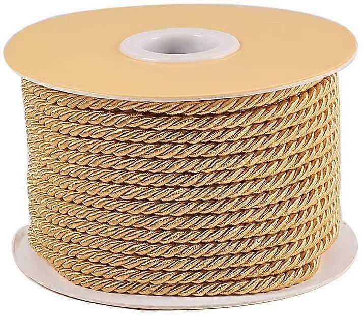 Nylon Threads Milan Cords/Twisted Cords Goldenrod 3mm about 20m/roll
