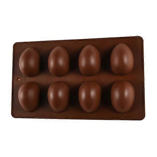 Decorative Chocolate Mold Easy Clean Silicone Easter Egg Shape Baking Mould