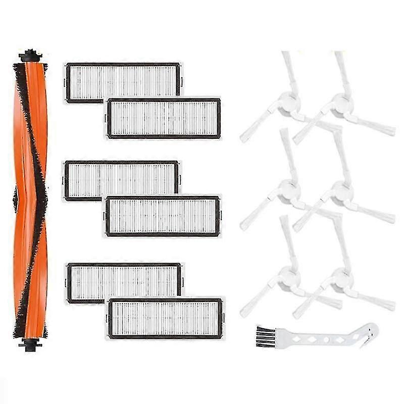 14pcs Robot Vacuum Cleaner Main Roller Brush Replacement Spare Parts
