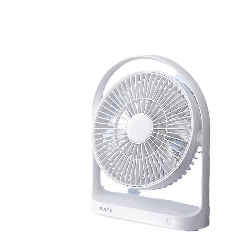 Small Desk Fan 4000mAh USB Rechargeable Portable Fan 4 Speed Ultra Quiet 15 Hours Battery Life for Office Use