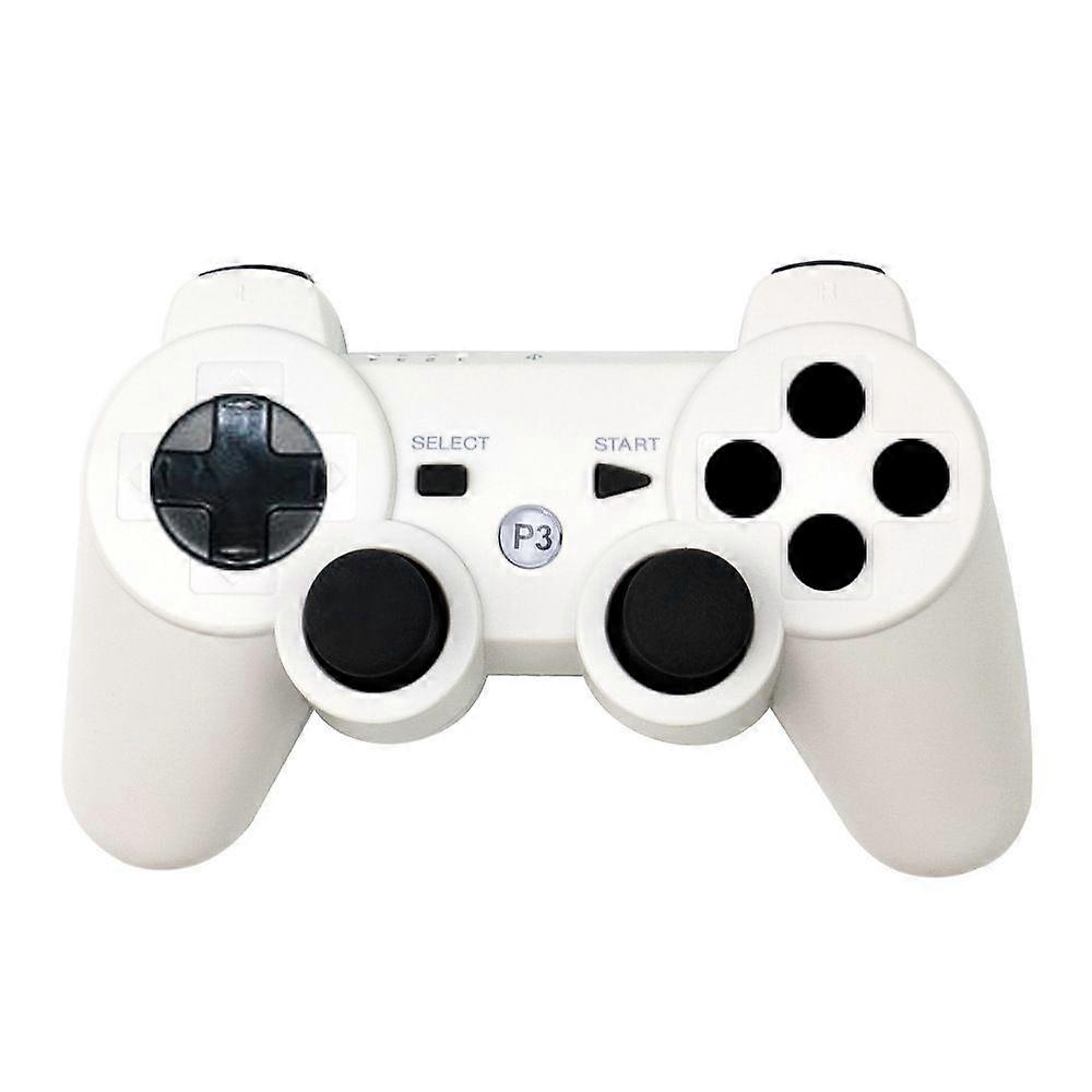 PS3 Wireless Controller, Professional PS3 Gamepad, Touch Panel Joypad with Dual Vibration, Bluetooth Game Controllers White
