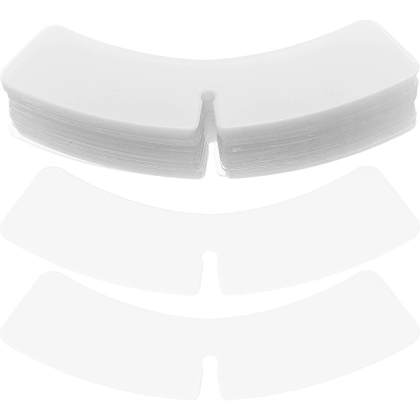 100pcs Shirt Collar Support Practical Collar Fixing Stays Plastic Collar Supports
