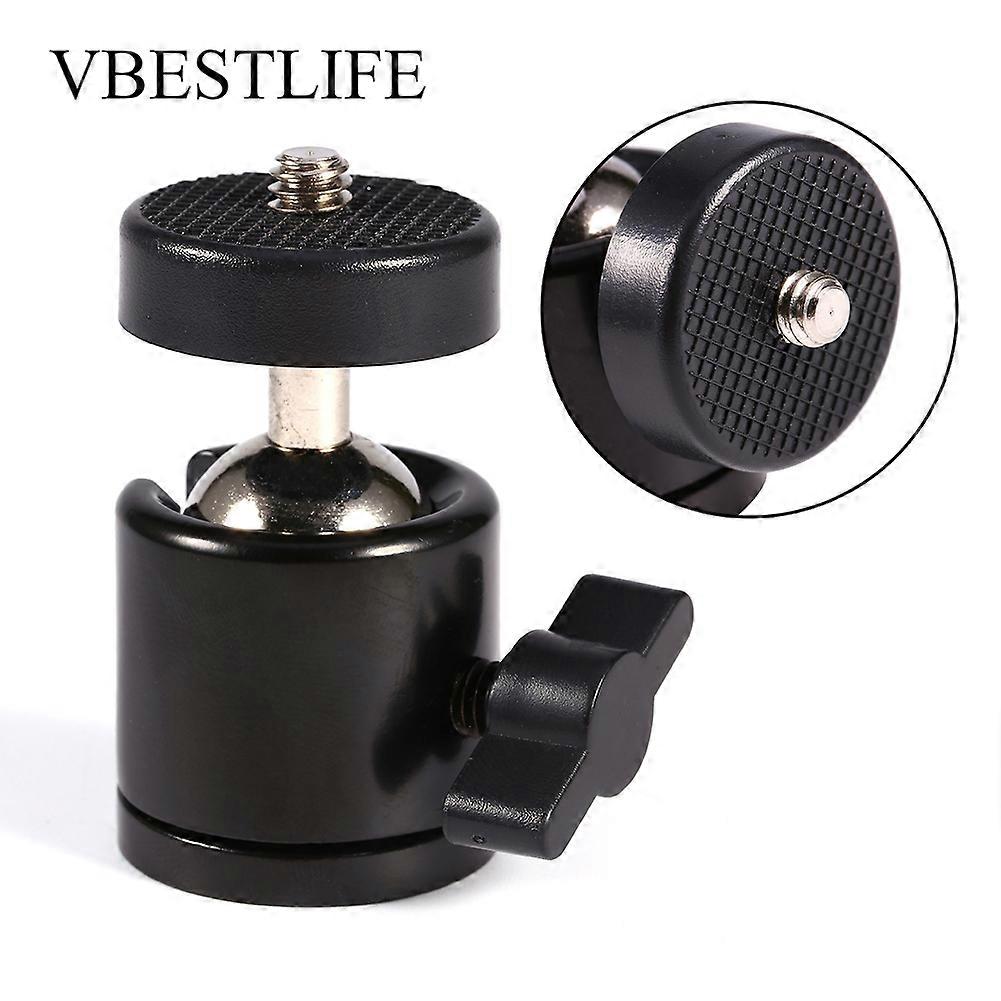VBESTLIFE 360° Swivel Rotatable 1/4'' Screw Ball Head Mount Ballhead Stand Bracket