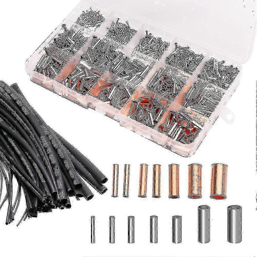 Tinned Copper Crimp Connector Electrical Cable Pin Cord Terminal Kit