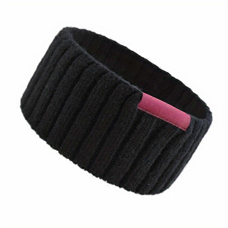1pc Winter Headbands for Womenk, Ear Warmers for Women Headband Wool Knit Thick Fleece Lined, Cold Weather Warm Ear Muffs