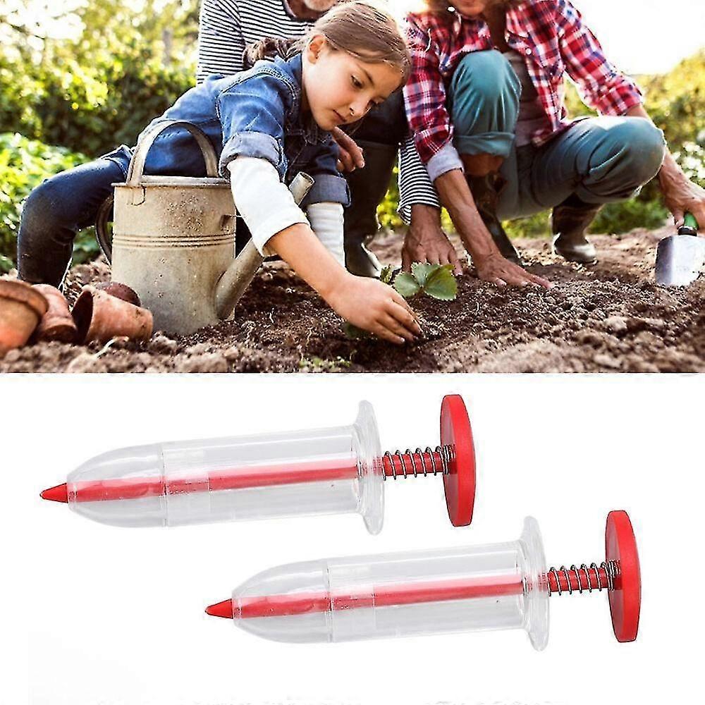 Seeds Dispenser 2pcs Plastic Seed Spreader Mini Seedmaster Sowing See GQU