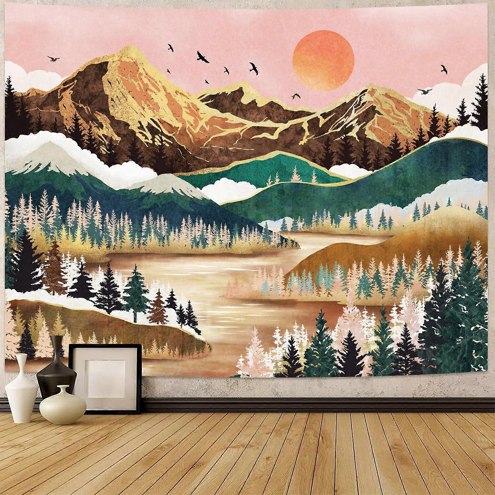 Forest Lake Tapestry 36×48 inches Home Decor