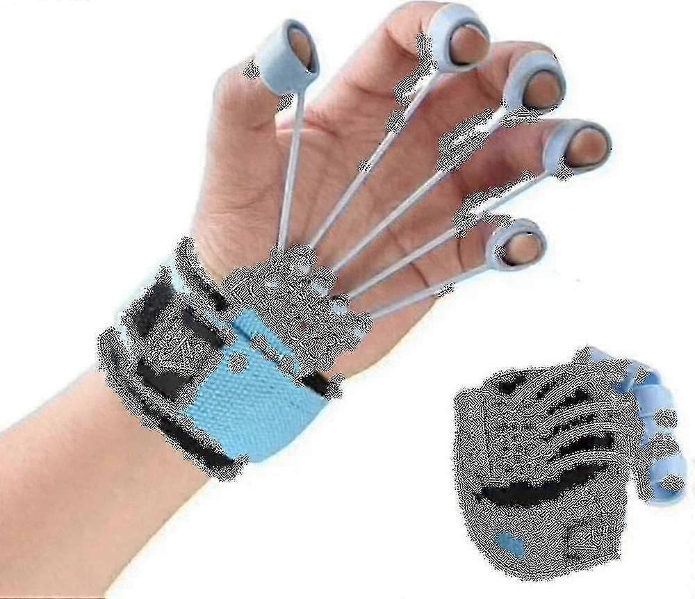 Finger Extensor Exerciser Hand Yoga Resistance Band Strength Trainer