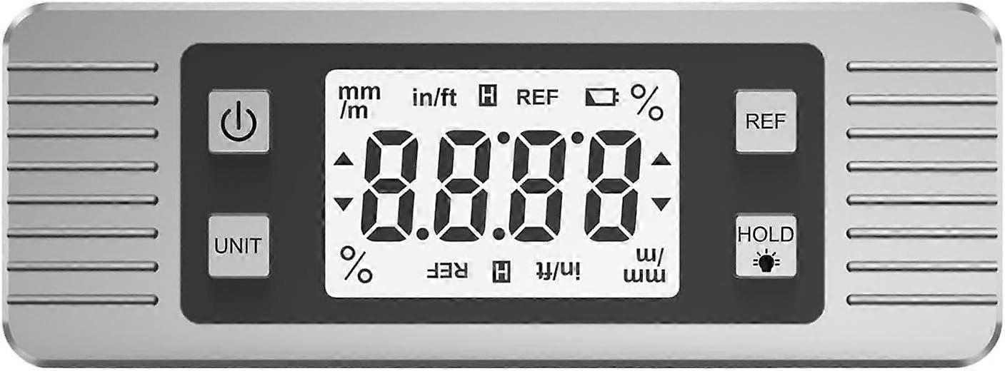 Digital Angle Gauge, Digital Angle Finder | Multipurpose Magnetic Angle Gauge, Battery Powered Protractor with Backlit LCD Display, Electronic Angle