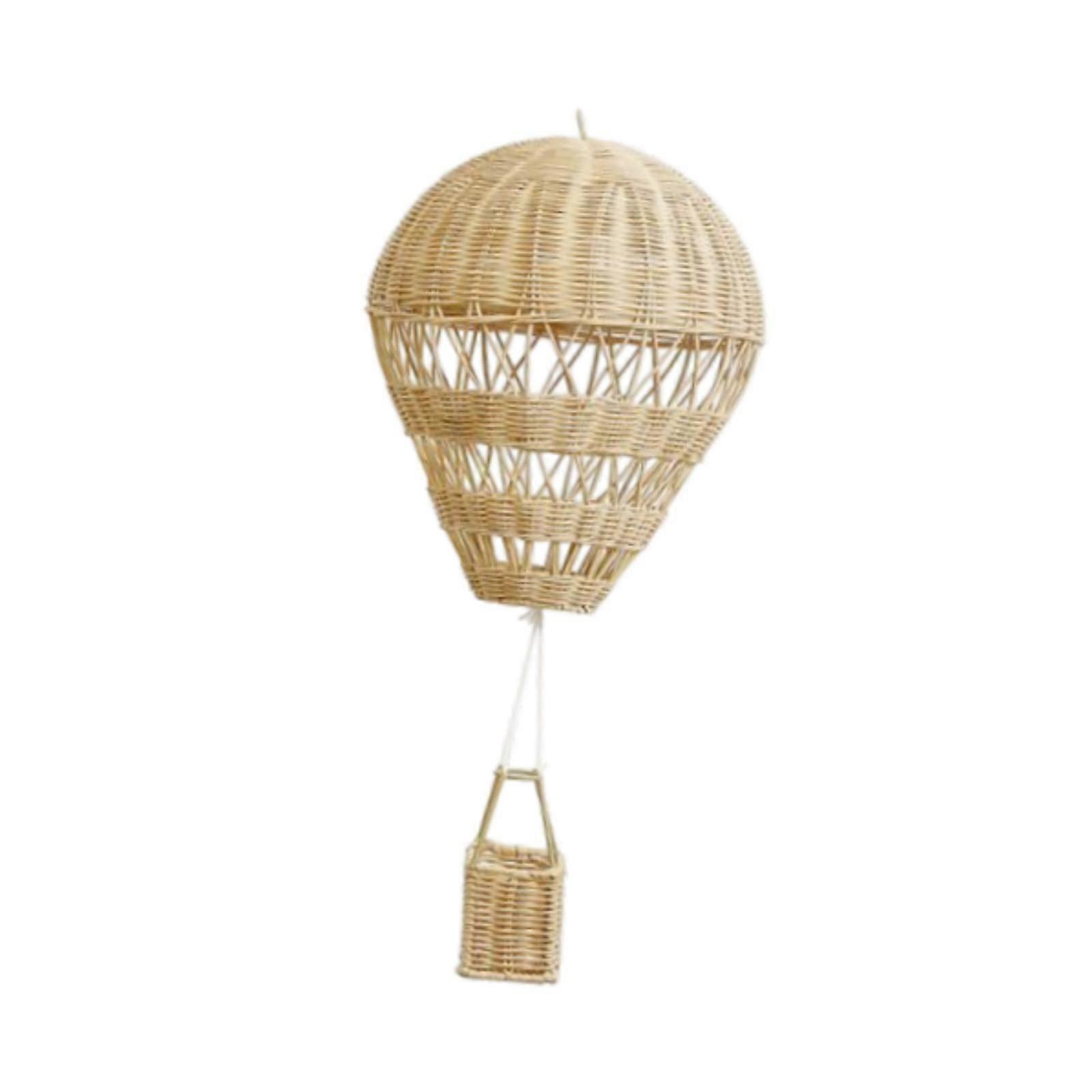 オフィスの結婚式のパーティーのための籐の熱気球の背景壁の装飾