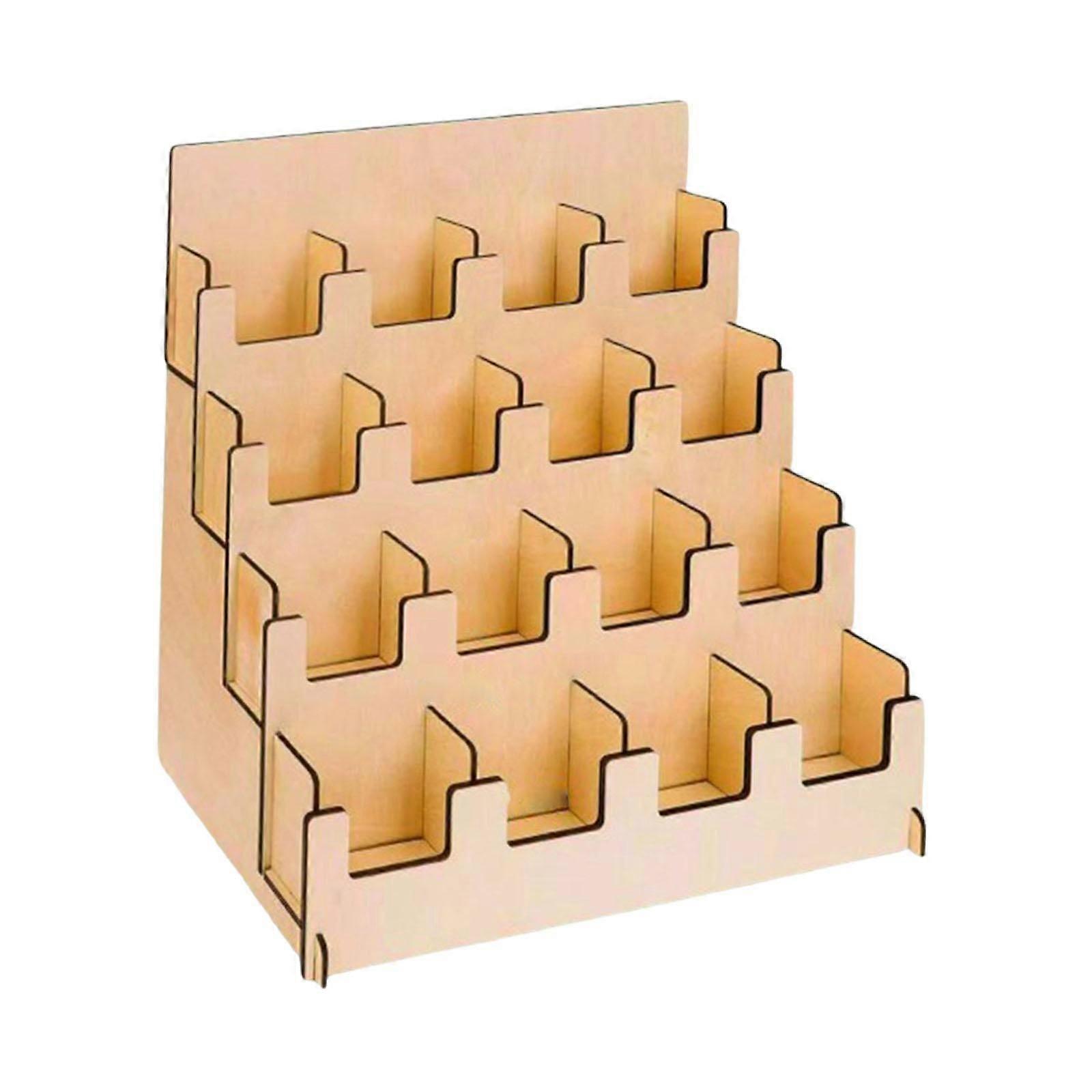 Greeting Cards Display Stand 4 Tier Card Display Holder for Vendors Coasters