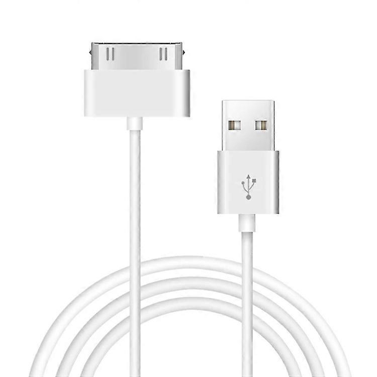 2m USB doppelseitiges Sync-Daten- / Ladekabel für iPhone 4 & 4S / iPhone 3GS / 3G / iPad 3 / iPad 2 / iPad / iPod Touch (Weiß)