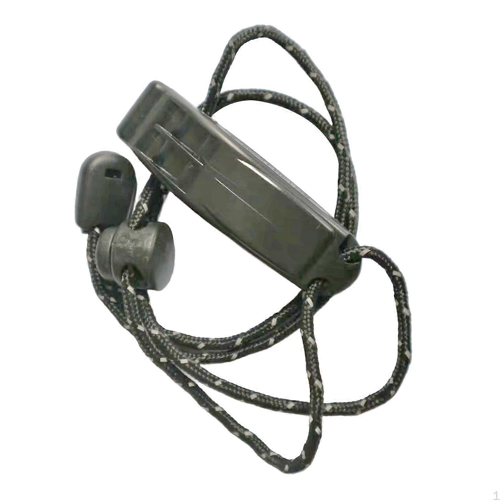 Rope Whistle Keychain Lightweight Quick Hang Soft Loud Sports for Camping
