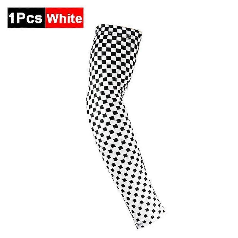 1Pcs τα μανίκια βραχιόνων συμπίεσης ψύξης καλύπτουν τα αθλητικά μανίκια προστασίας UV για το μπάσκετ, το μπέιζμπολ, το σόφτμπολ, το τένις