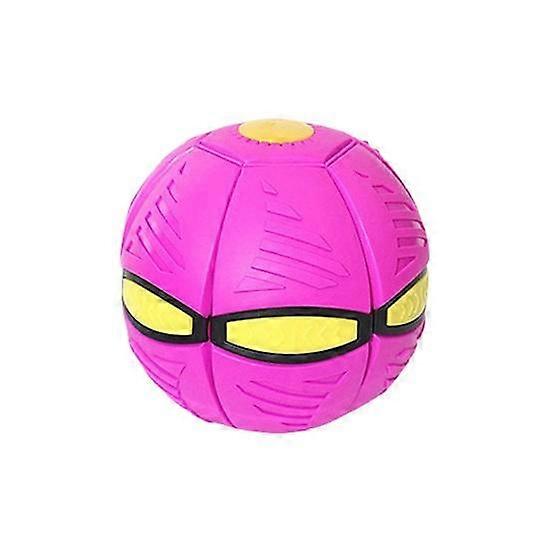 Doggy Disc Ball with Lights Interactive Dog Toy for Large Dogs Magic Flying Saucer Ball Portable Pet Toy for Obedience Training