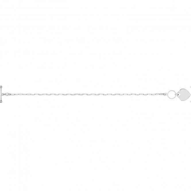 Acotis Silver Bracelet Paper Clip T Bar G3398B