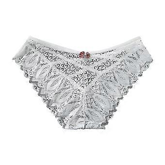 Sexy Lace Panties Cheeky Sexy Criss Cross Trendy Bikini Underwear Pack for Ladies  White S