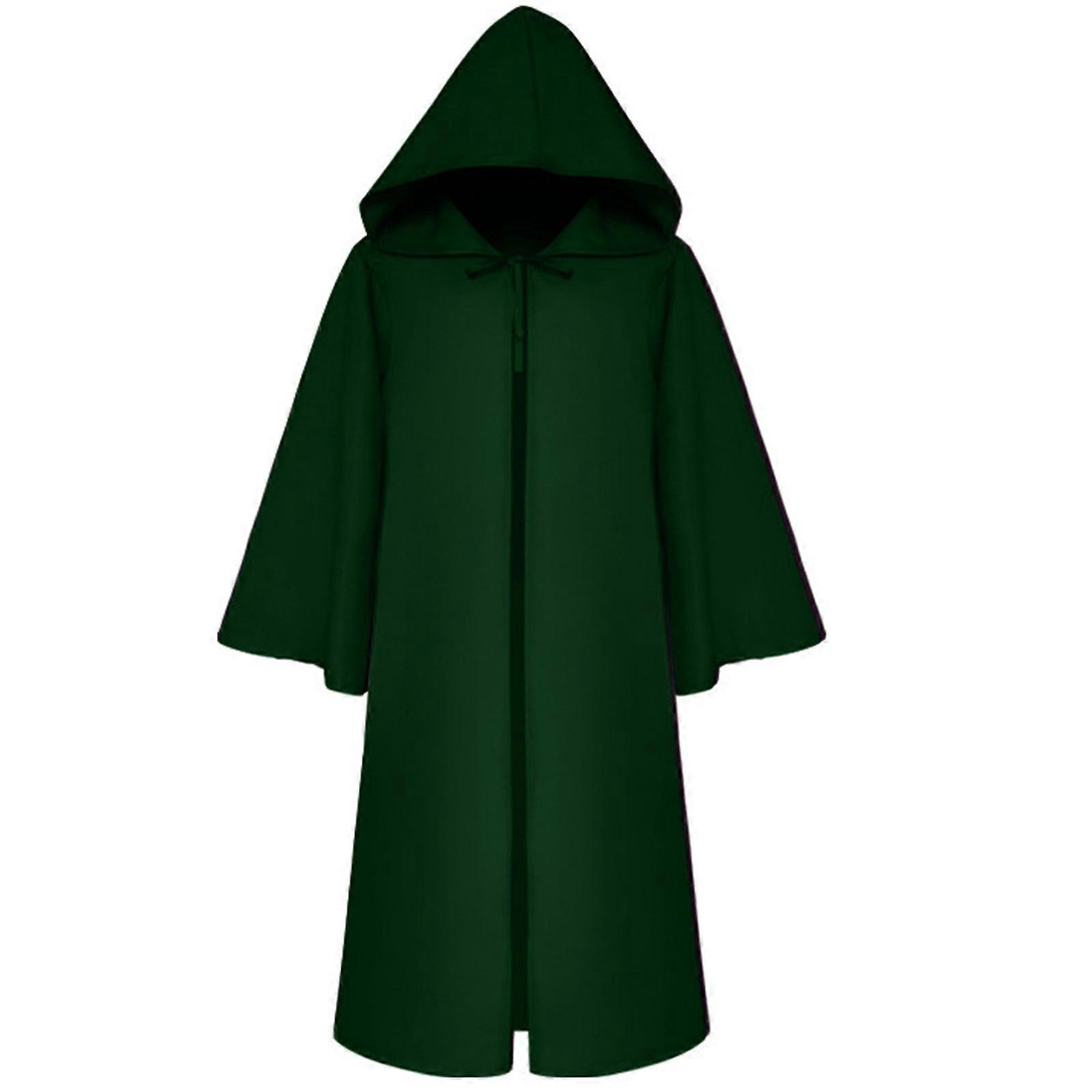 Unisex Cloak Adults Halloween Cape Vampires Robe Cosplays Costume Fancy  Dress Party Wizard Witch Mantle Magician Outfit Green | Fruugo NO