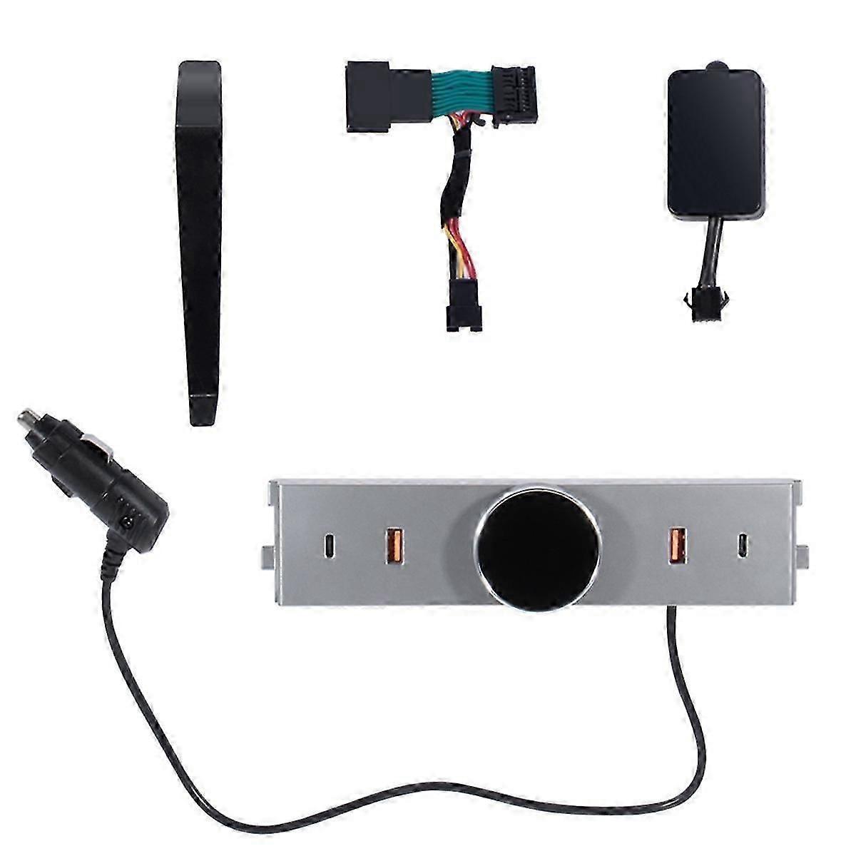 Car Smart Control Docking Station with Physical Rotary Gear Shift Knob for 2024 USB Hub
