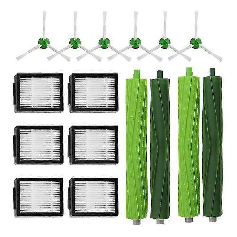 AD-16Pcs Total Accessory Kit for Roomba E5/I7, Large Replacement Pack for IRobot Roomba E5 E6 I7 I7+