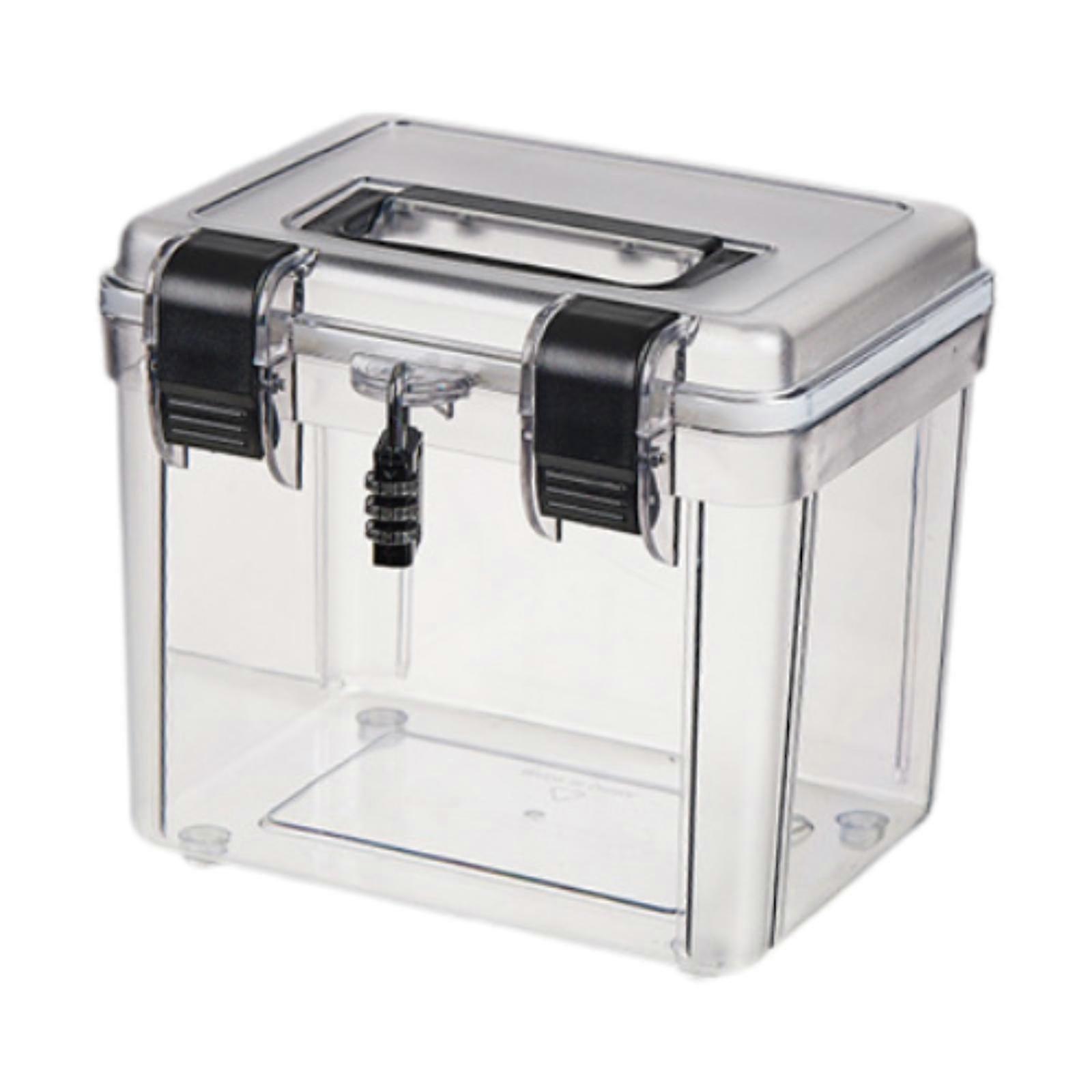 Camera Case with Handle Transparent for Tools, Cosmetics Waterproof Multipurpose