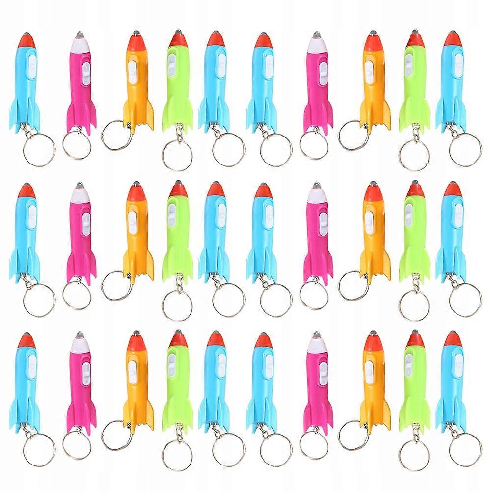 Keychain Rocket Keychain Mini Led Flashlight