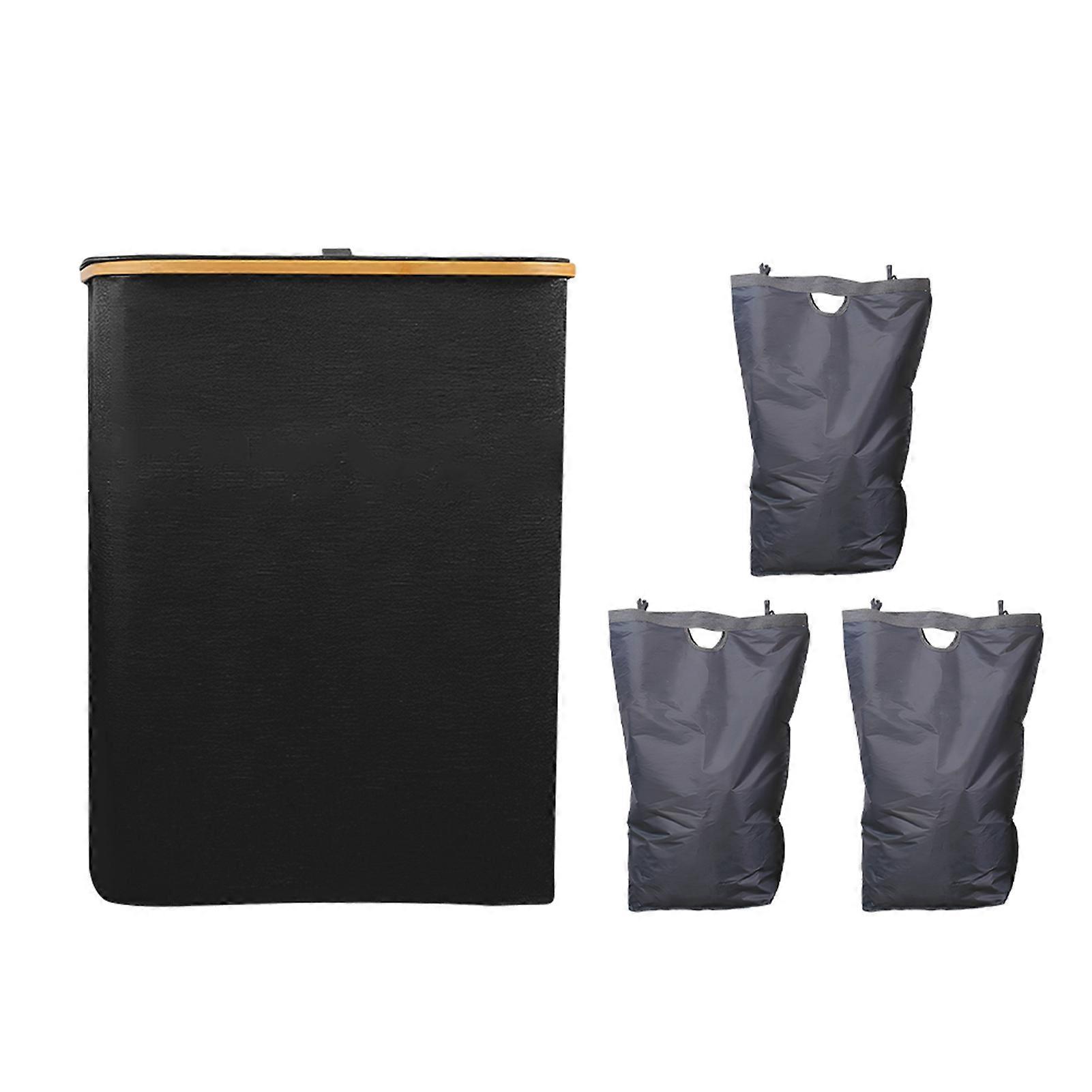 160L Large Capacity Oxford Cloth Foldable Laundry Basket for Home