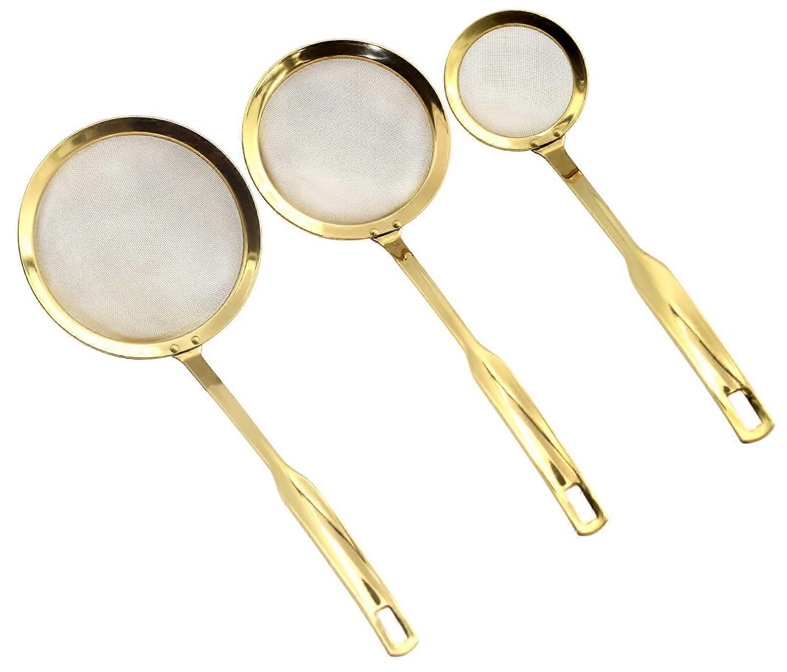Fine Mesh Strainer for Kitchen Food Strainer in 3 Sizes