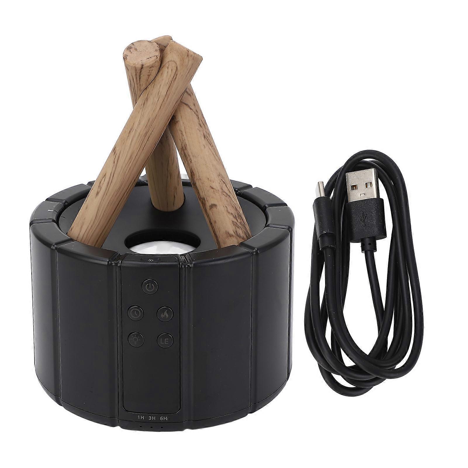 Bonfire 250ml Flame Fire Diffuser Innovative Simulated Campfire Humidifier for Home Office Tabletop