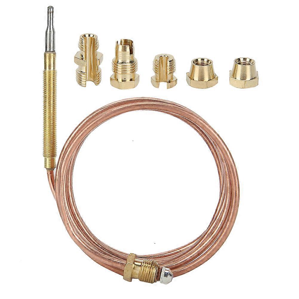 Gas stove thermocouple kit heater protection device temperature sensing probe with nut 1500mm