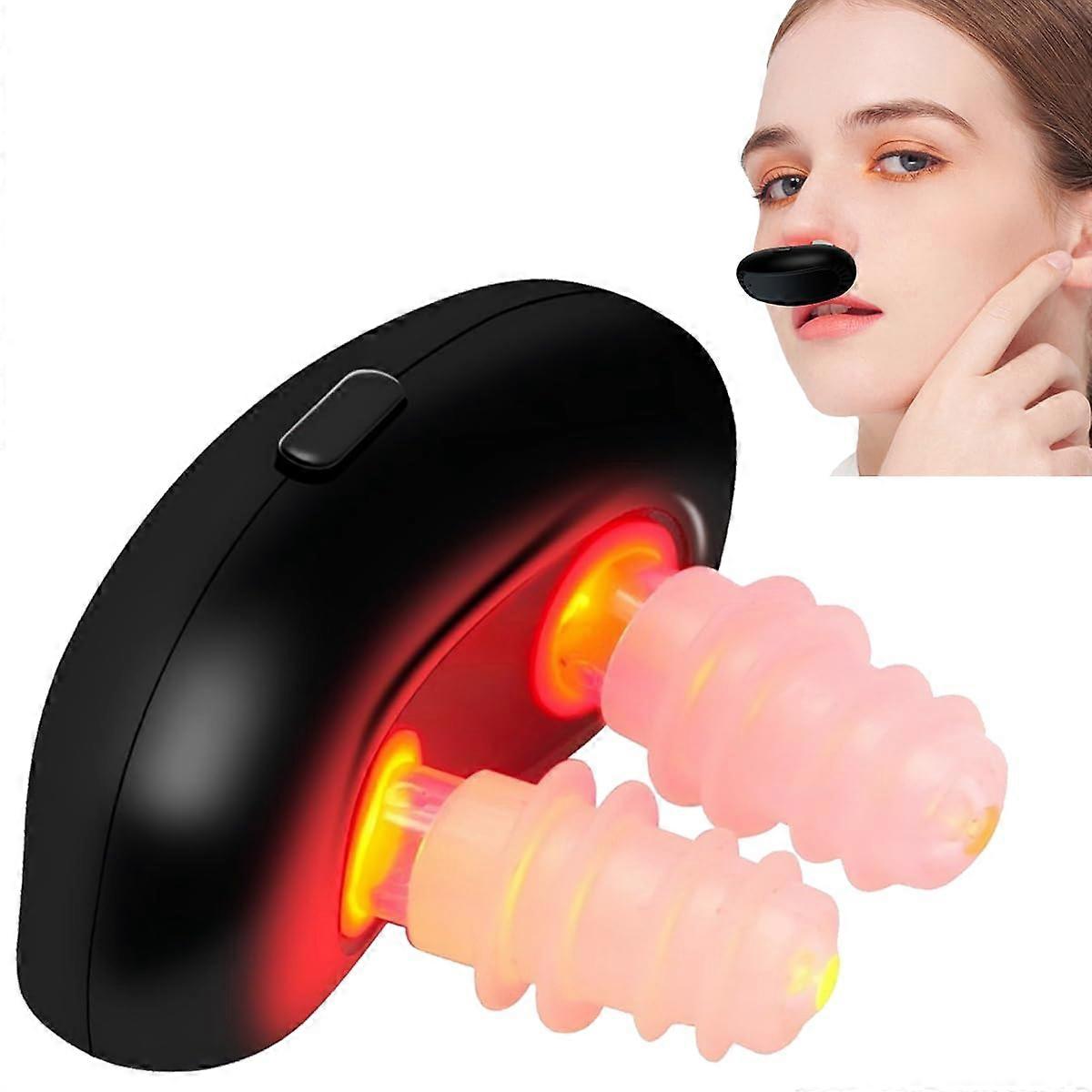 Red Light Nasal Therapy Device for Cold Relief, RespiRelief Portable Nose Soothing Instrument, Home Use Red Light Therapy