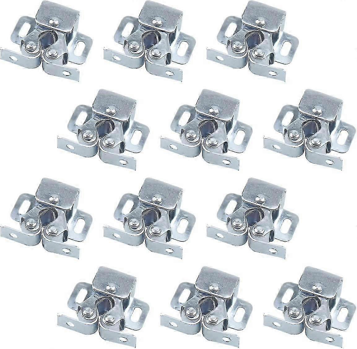 12pcs Latch with Double Roller for Cabinet Swing Door