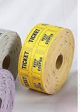 1 Roll Raffle Tickets Double Roll Raffle Event Tickets for Lotteries Sweepstakes Charity Auctions Trade Shows, Raffle Events, Classroom, Class Reward