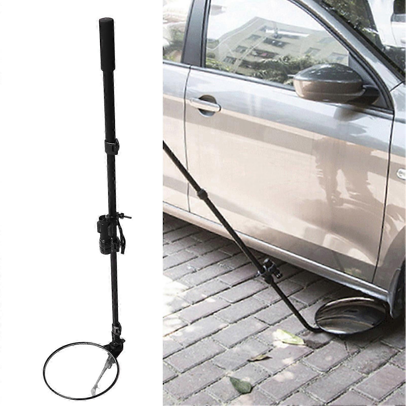Telescoping Inspection Mirror 20cm 360 Viewing Wide Angle Long Mechanic Mirror Tool W/ Light Telescopic Bottom Checking Mirror