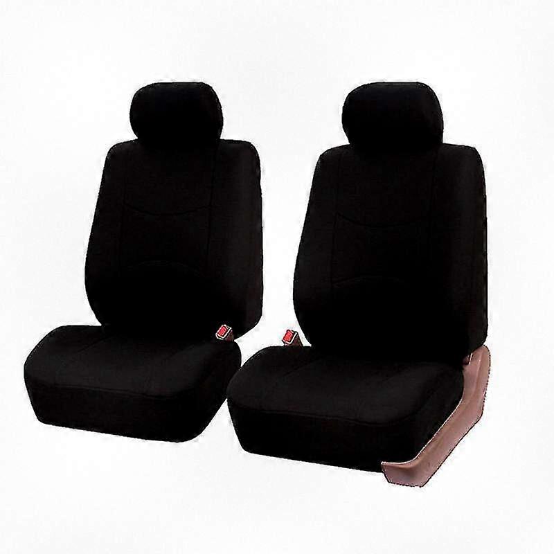 4 Pieces Auto Seat Covers Set for Front and Back Seats Made of Polyester Fabric