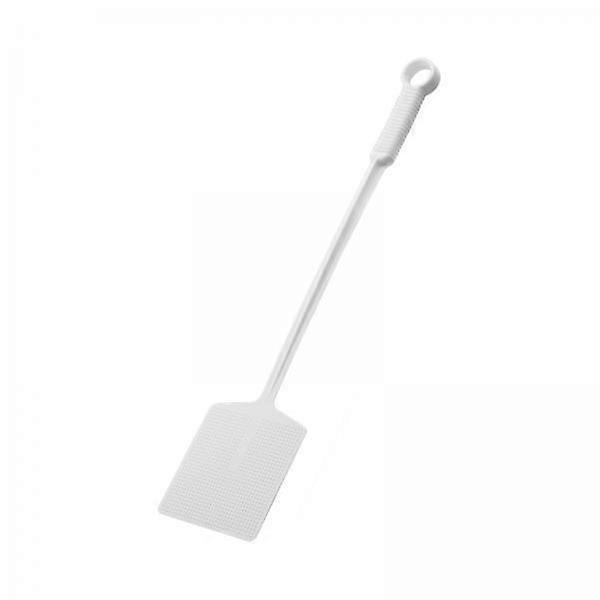 2xMesh Mosquito Swatter with Long Handle Fly Swatter for Indoor Fishing Insect White