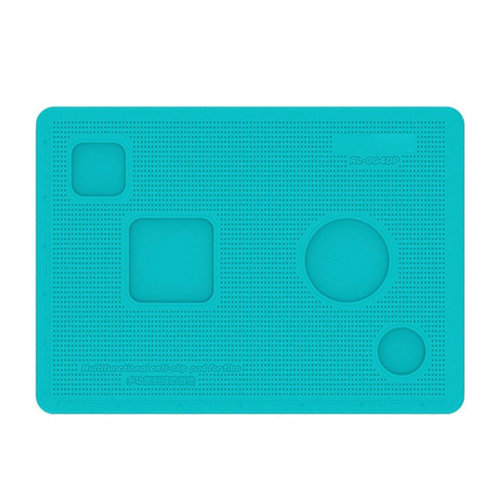 Silicone Grip Mat Screen Protector Application Gadget for Device Maintenance, Prevents Slippage Damage to Phones Cameras