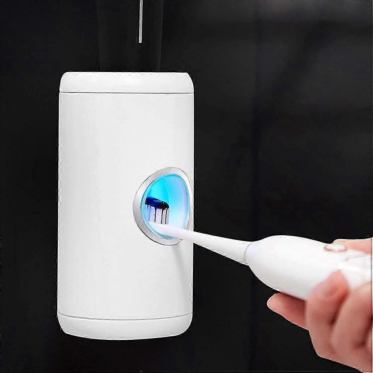 Toothpaste Dispenser, Automatic Electric Toothpaste Squeezer with Sensor, Wall-Mounted for Any Bathroom or Washroom Use