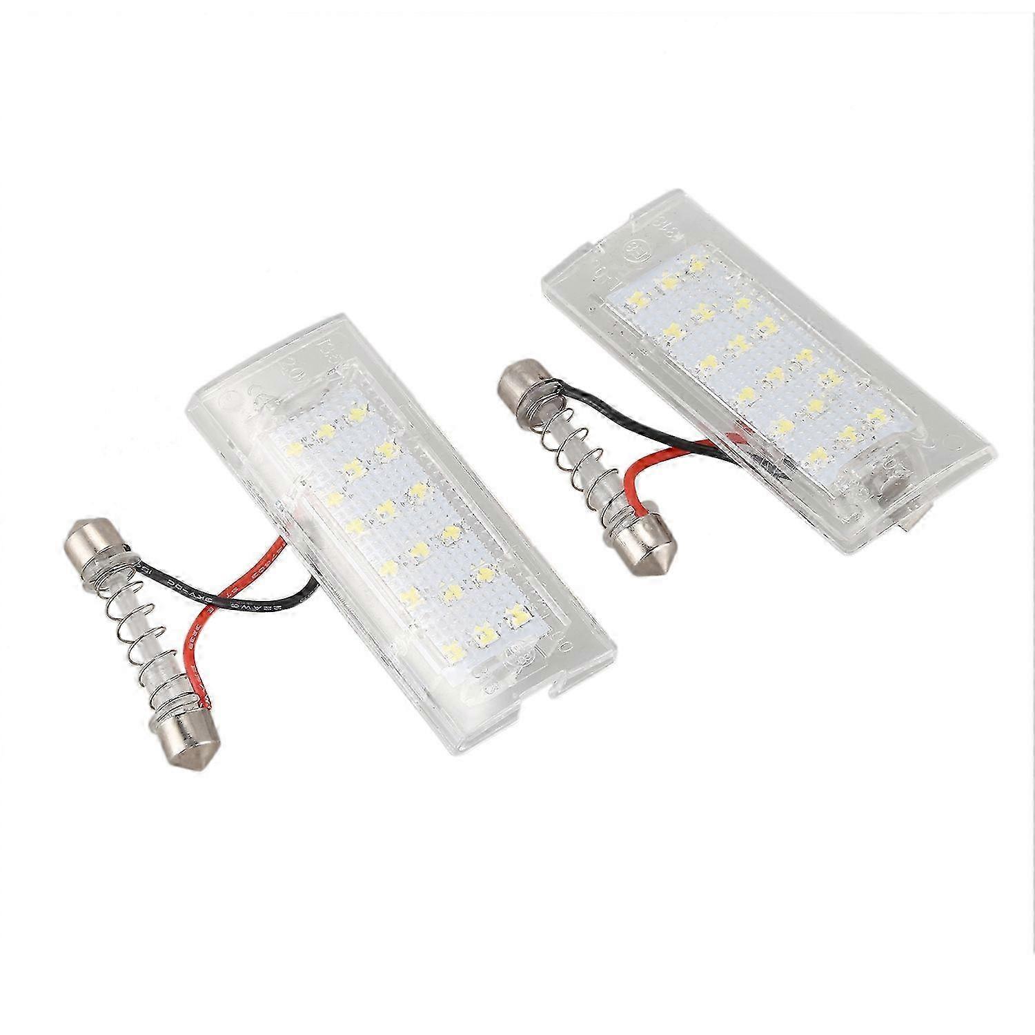 Error-Free LED License Plate Lights Pair for BMW X5 E53 X3 E83 2003-2010 Models