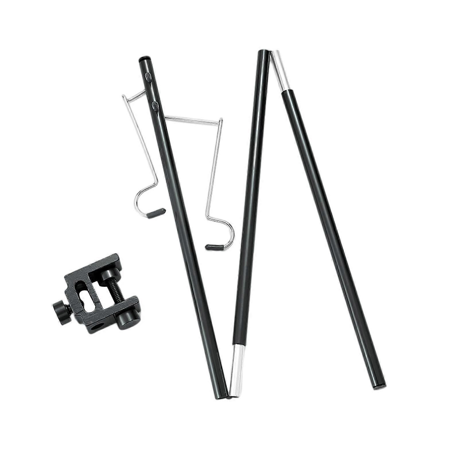 Kamp için Katlanabilir Fener Standı, Ayarlanabilir Yükseklikler Hafif Alüminyum