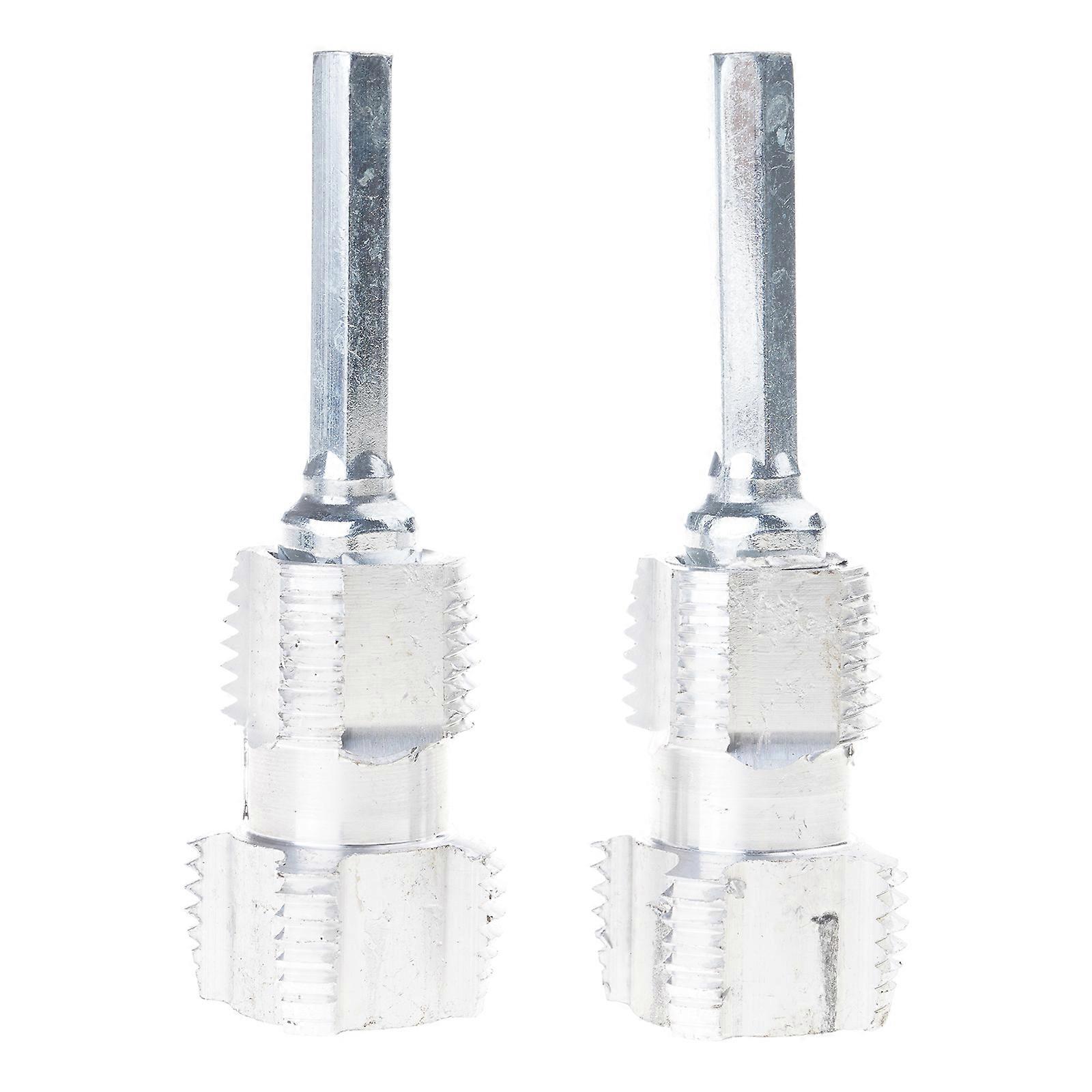 Double Head Water Pipe Inner Hole Thread Opener Water Pipe Inner Hole Threading Tool Pipe Valves Faucet Connector Bolt